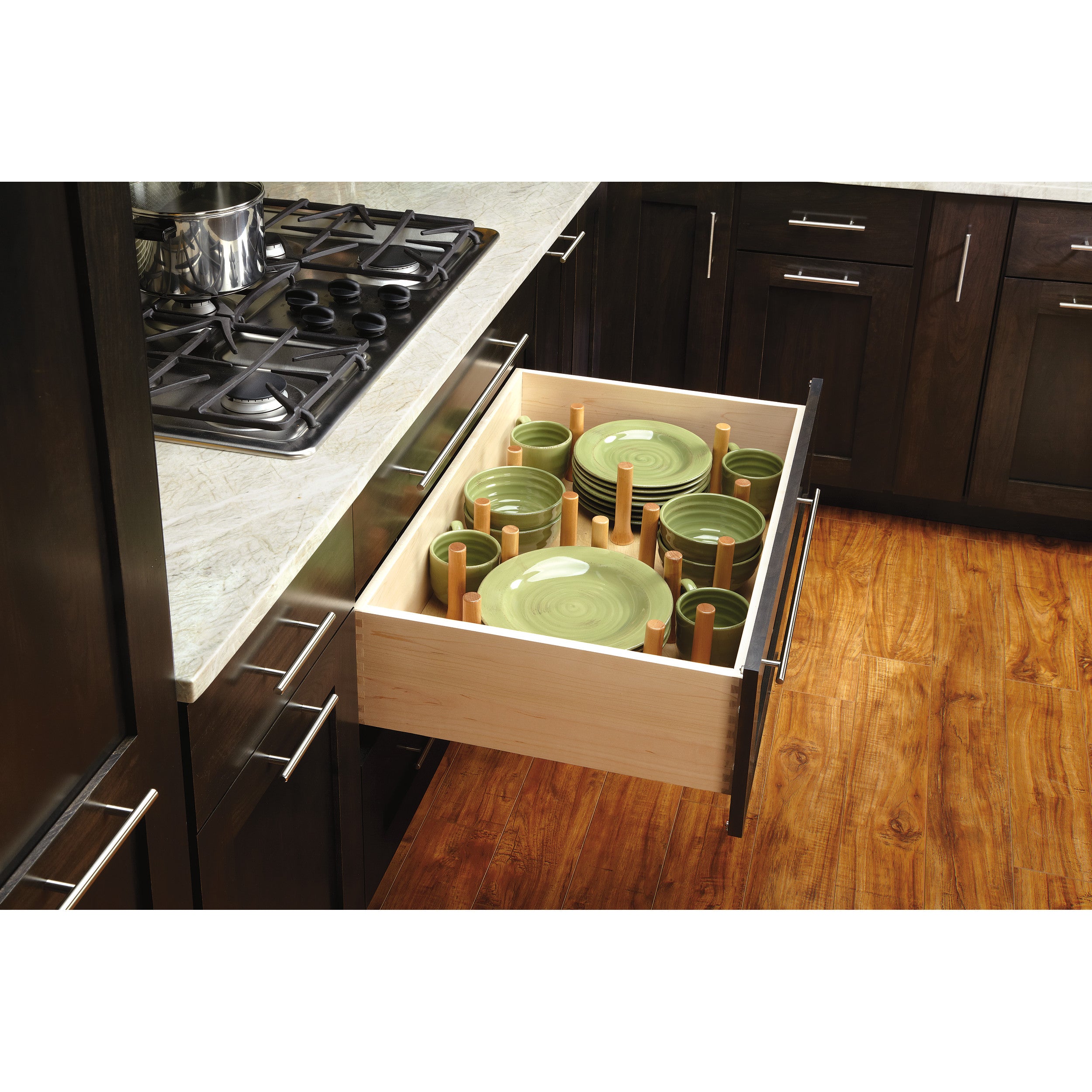 Medium 30 x 21 Wood Peg Board System w/12 pegs Natural  30.25 in (768 mm) W x 21.25 in (540 mm) D x 6.63 in (168 mm) H