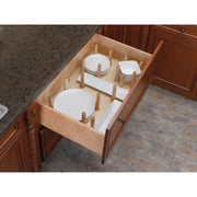 Large 39 x 21 Wood Peg Board System w/16 pegs Natural  39.25 in (997 mm) W x 21.25 in (540 mm) D x 6.63 in (168 mm) H