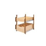 Base Cabinet Pull Out Wood Drawer Pilaster System (16" - 16-1/2" W x 21-17/32" D x 19-5/8" H)