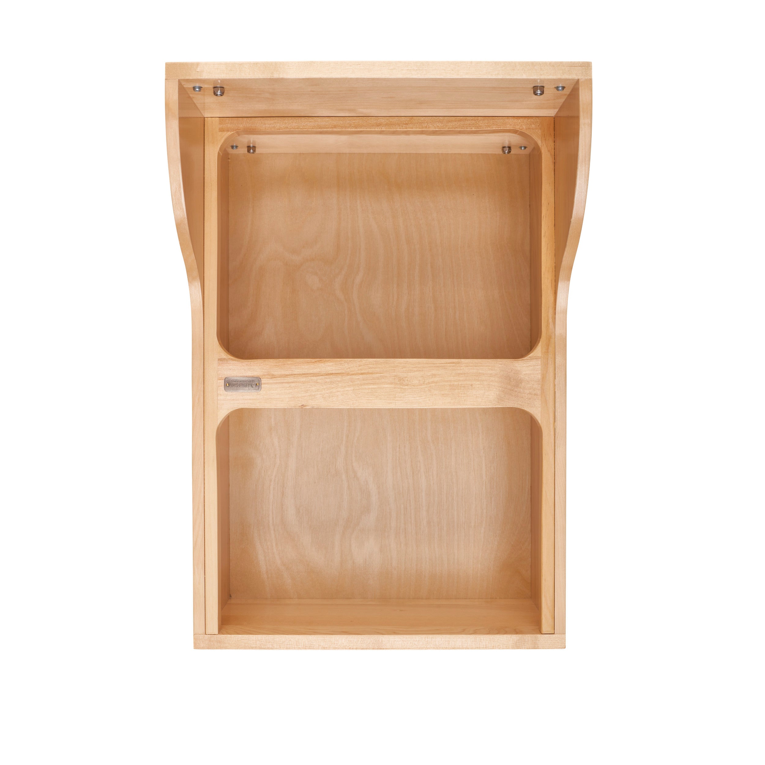 Servo Double 35 Qrt Pull-Out Waste Container Natural  15 in (381 mm) W x 22.5 in (572 mm) D x 23.38 in (594 mm) H
