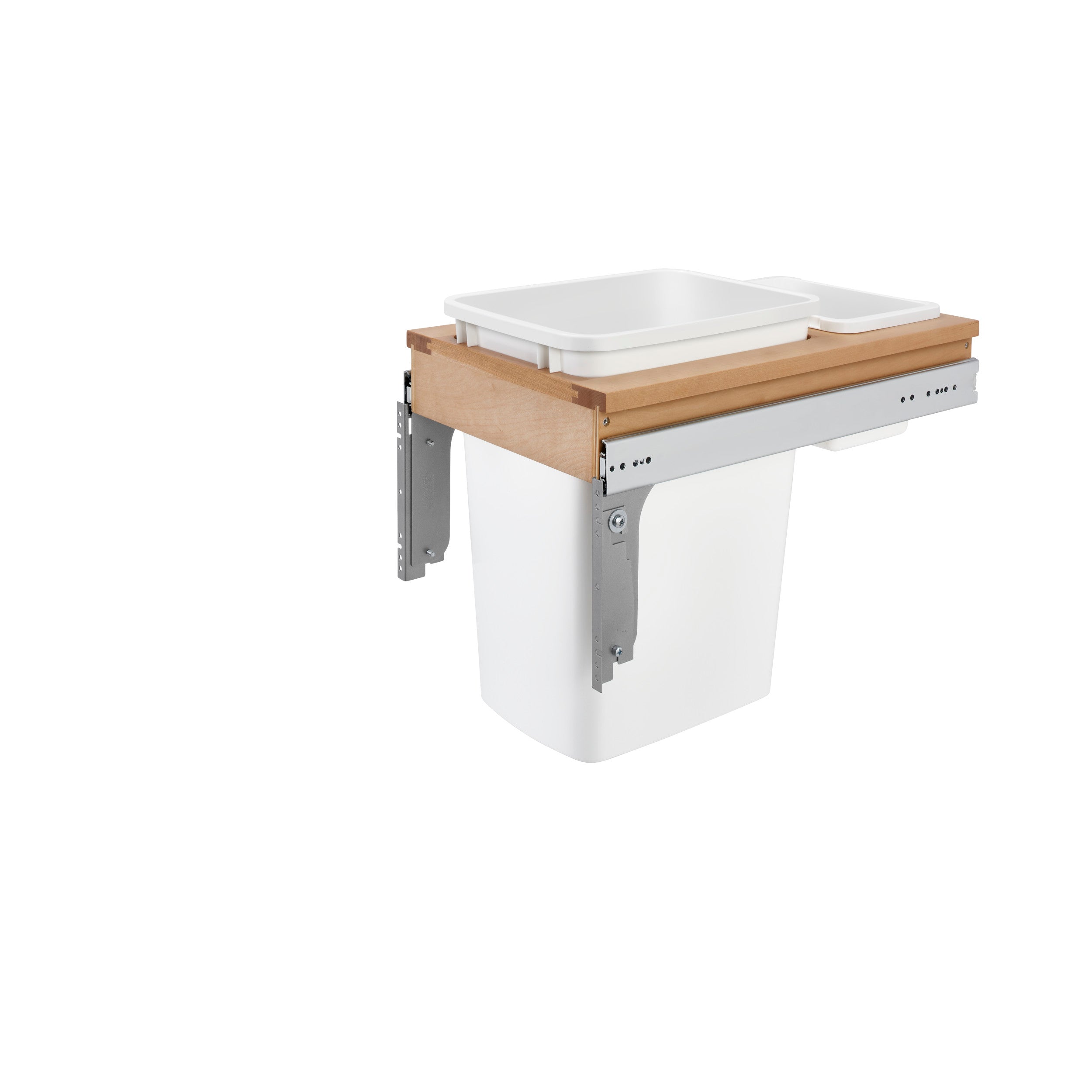35 Qrt Top mount Waste Container (Full-access) Natural  13.5 in (343 mm) W x 22.75 in (578 mm) D x 17.88 in (454 mm) H