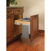 35 Qrt Top mount Waste Container (1-1/2" faceframe) Natural  15 in (381 mm) W x 16.25 in (413 mm) D x 18 in (457 mm) H