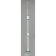 20 in Wood D-Shape Lazy Susans w/long post Natural  20 in (508 mm) W x 20 in (508 mm) D x 38 in (965 mm) H