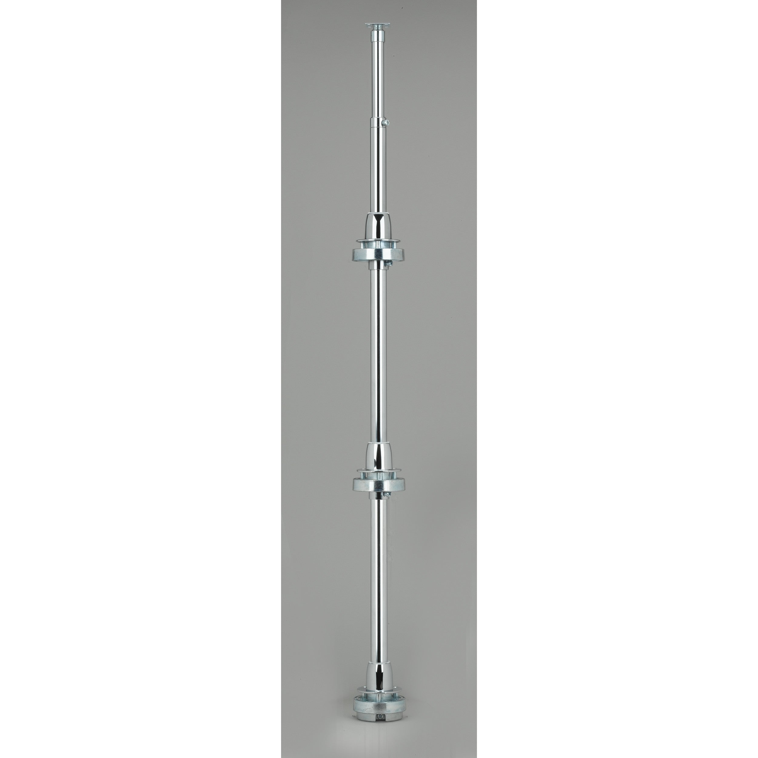 20 in Wood D-Shape Lazy Susans w/long post Natural  20 in (508 mm) W x 20 in (508 mm) D x 38 in (965 mm) H