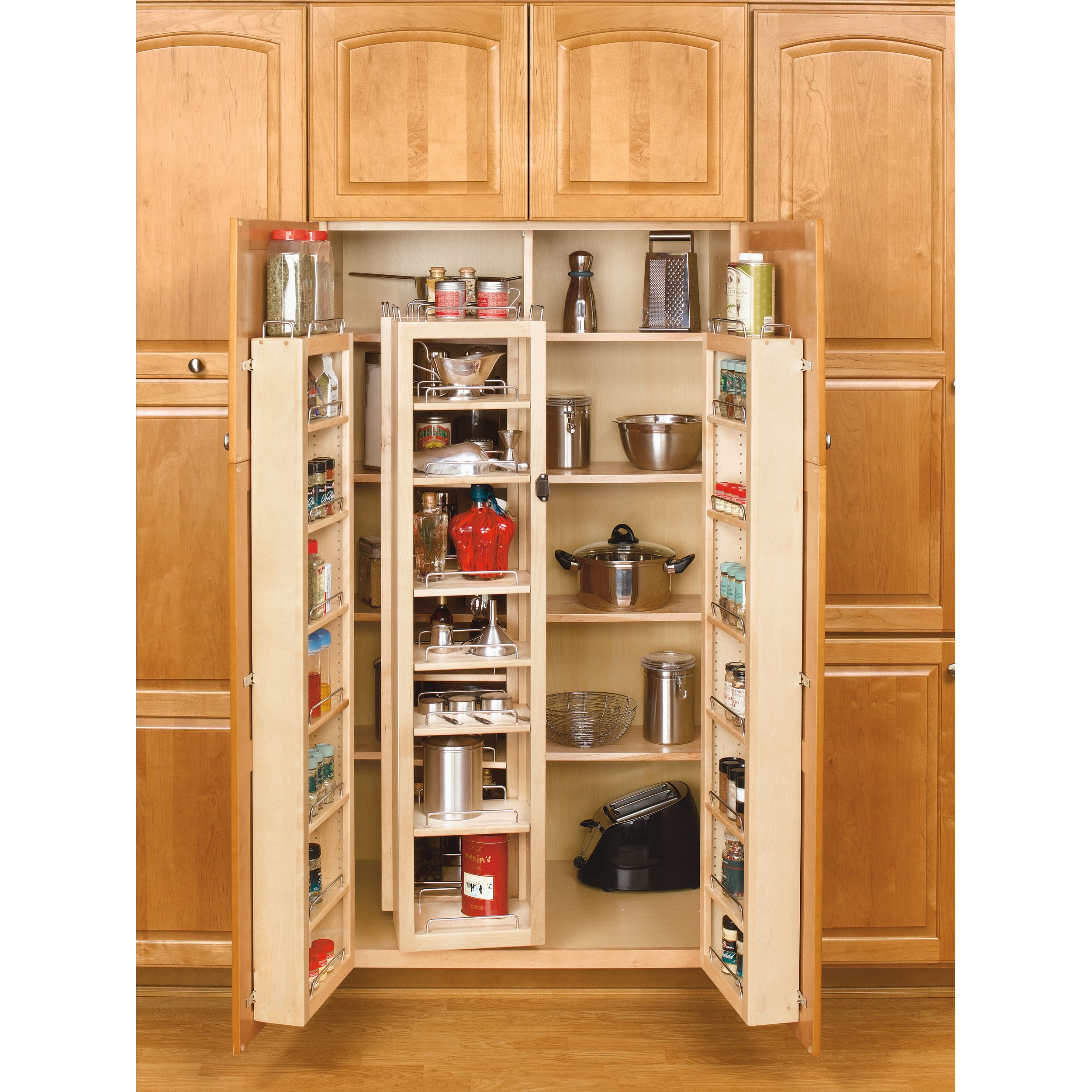 45 in Swing Out Pantry Kit Natural  12 in (305 mm) W x 7.5 in (191 mm) D x 45 in (1143 mm) H