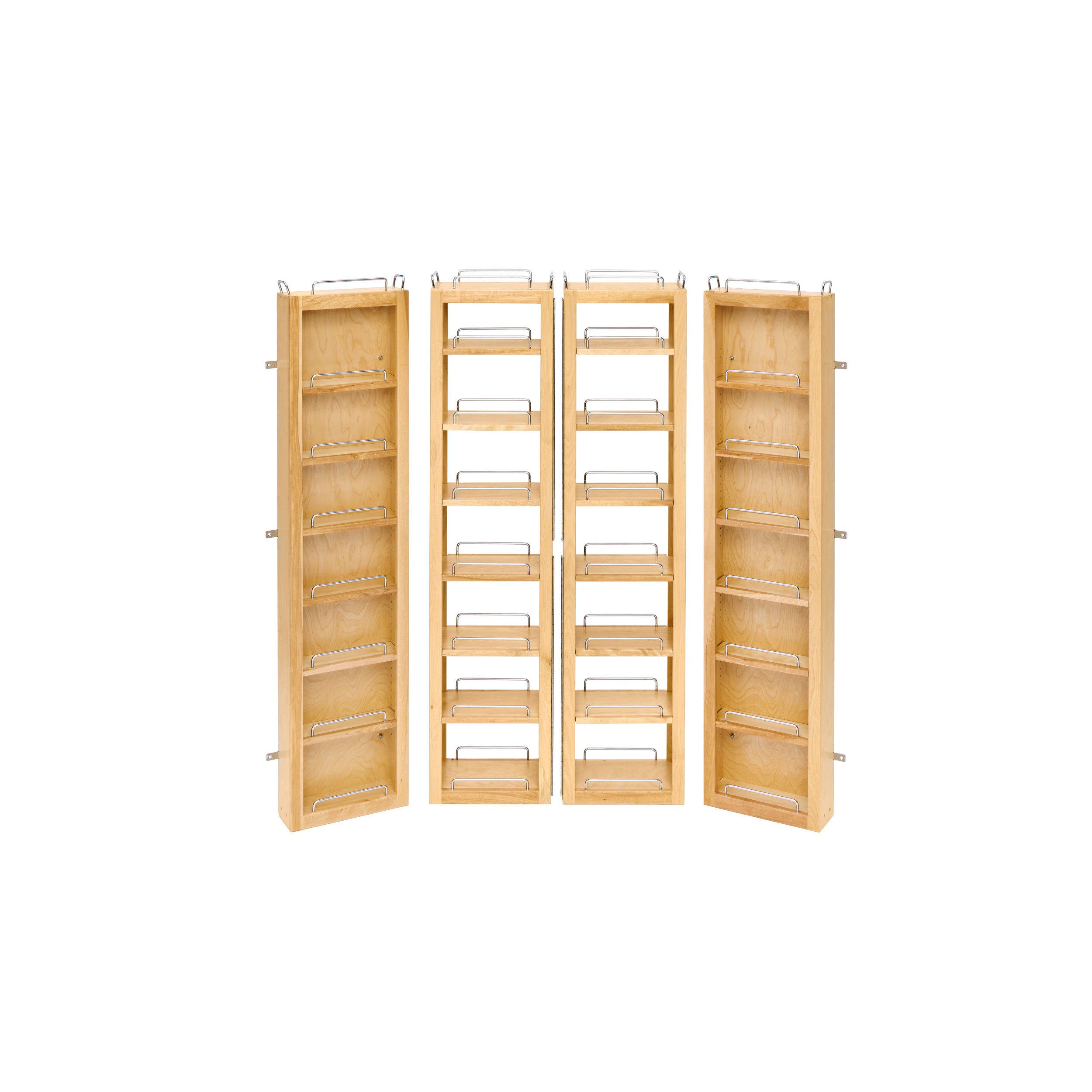 51 in Swing Out Pantry Kit Natural  12 in (305 mm) W x 7.5 in (191 mm) D x 51 in (1295 mm) H
