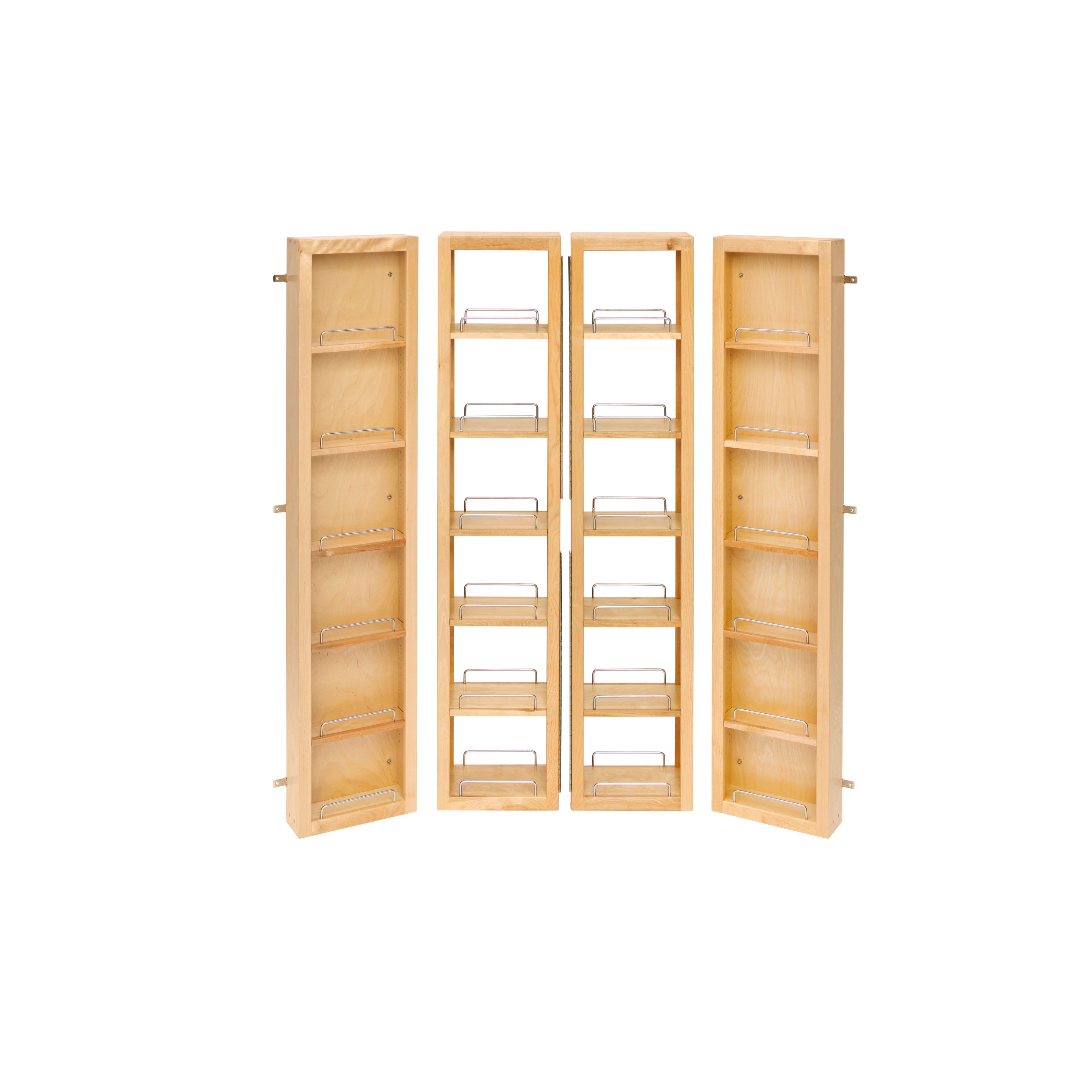 57 in Swing Out Pantry Kit Natural  12 in (305 mm) W x 7.5 in (191 mm) D x 57 in (1448 mm) H