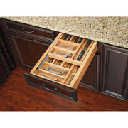 21 in Tiered Cutlery Drawer system Soft Close Natural  21 in (533 mm) W x 21.5 in (546 mm) D x 4.31 in (109 mm) H