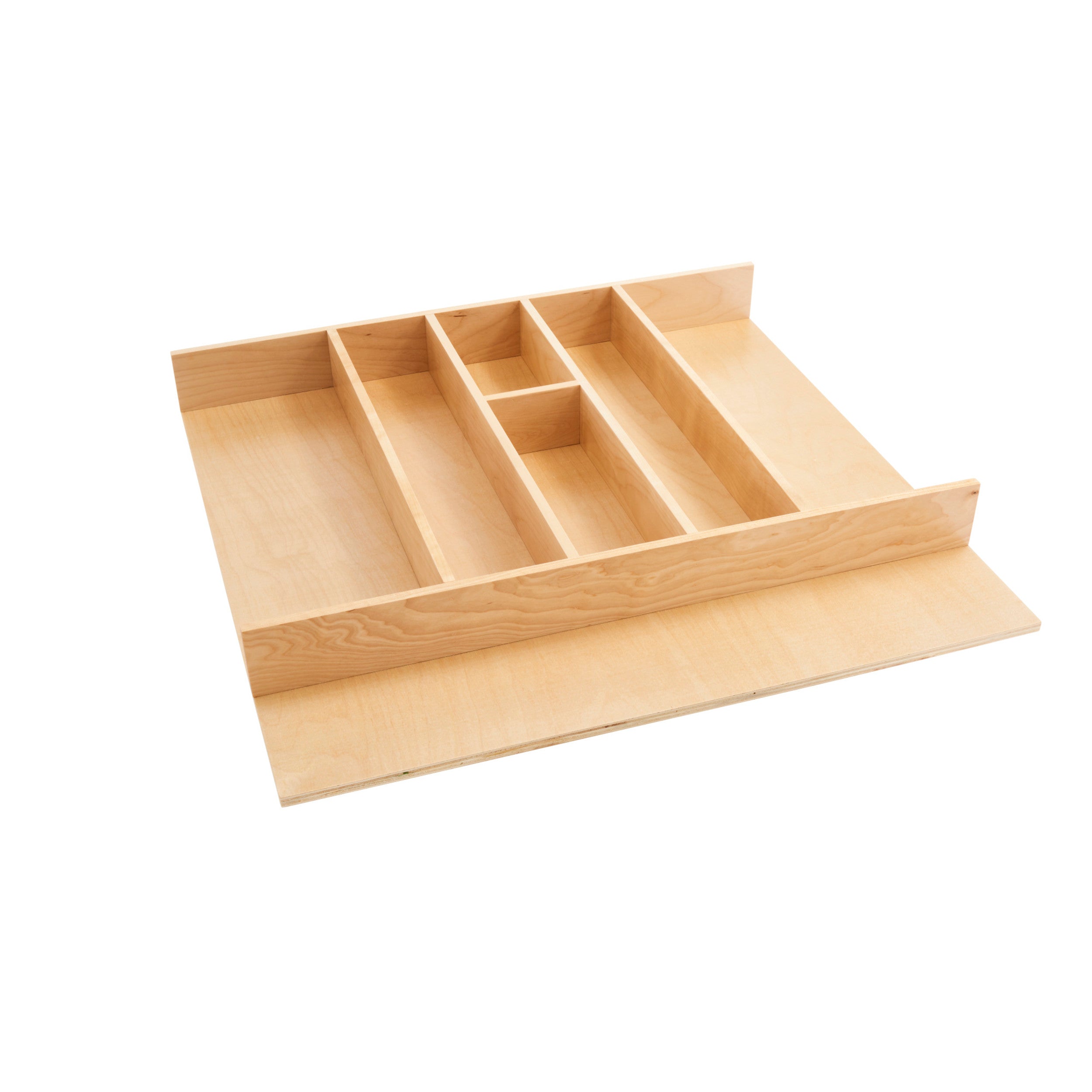 24 in Shallow Wood Utility Tray Insert Natural  24 in (610 mm) W x 22 in (559 mm) D x 2.38 in (60 mm) H