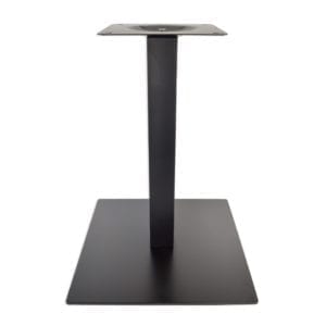 Square Table Base, 17" Square - Black 5000BKZ