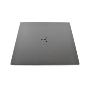 Square Table Base, 17" Square - Black 5000BKZ