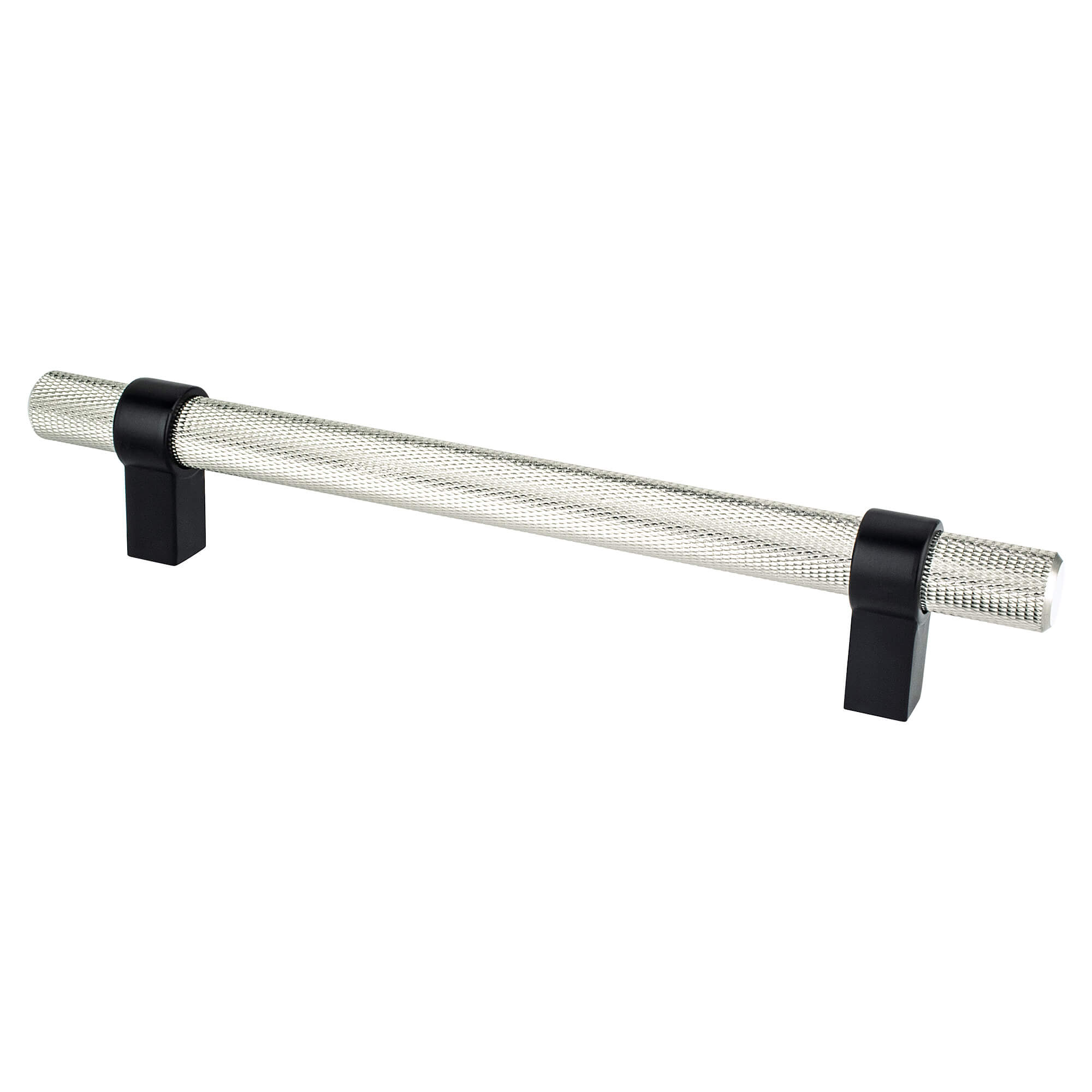 Radial Reign 160mm CC Brushed Nickel Bar and Matte Black Posts Pull