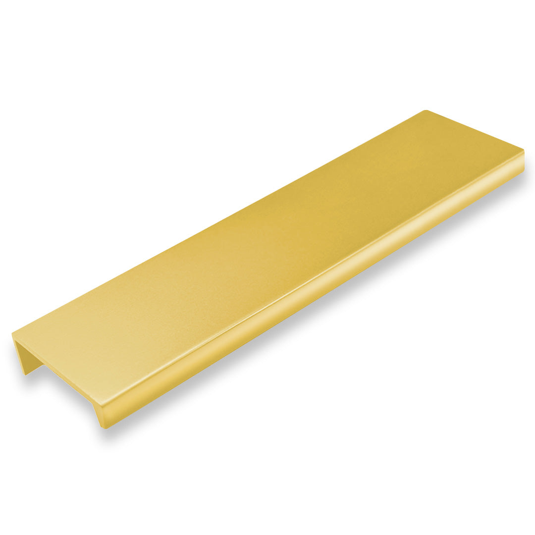 Handle Finger Tip O/A 230MM Satin Brass