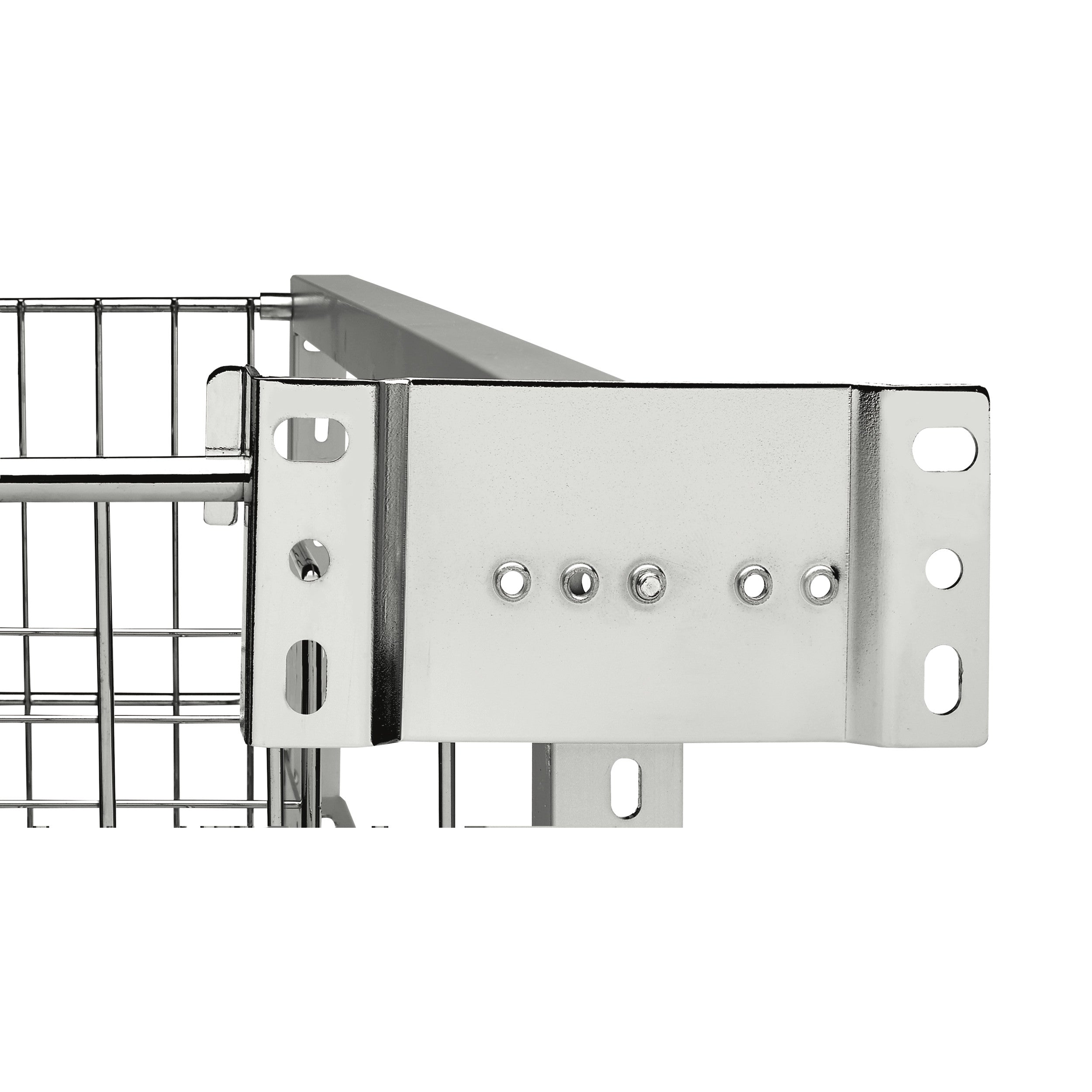 Door mount Extender Kit Metallic Silver  1.5 in (38 mm) W x 2.15 in (55 mm) D x 8 in (203 mm) H