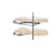 18 in Two-Tier Organizer for a Blind Right Natural  37.63 in (956 mm) W x 21.56 in (548 mm) D x 24.44 in (621 mm) H