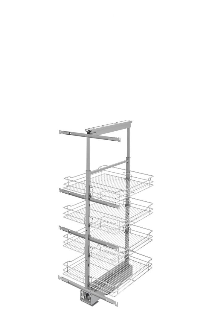 20" Soft-Close Chrome Pullout Pantry