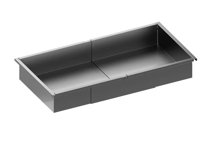 Rev-A-Shelf EDGE 5" H Adjustable Drawer Insert for 31-1/2" - 42-11/32" W x 16" D Frame - 5E220-3242-16-5-1