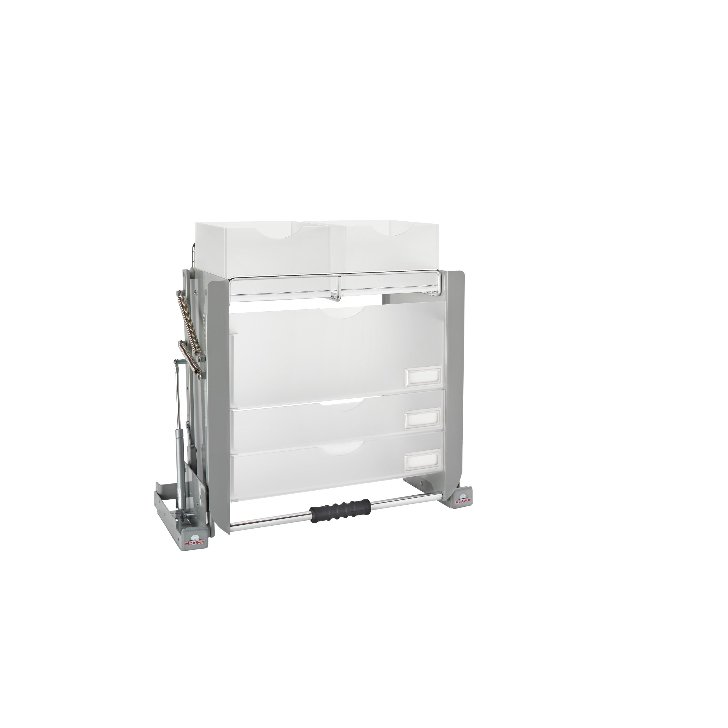 24 in Chrome Universal Pull Down Chrome  22.25 in (565 mm) W x 10.5 in (267 mm) D x 22.5 in (572 mm) H