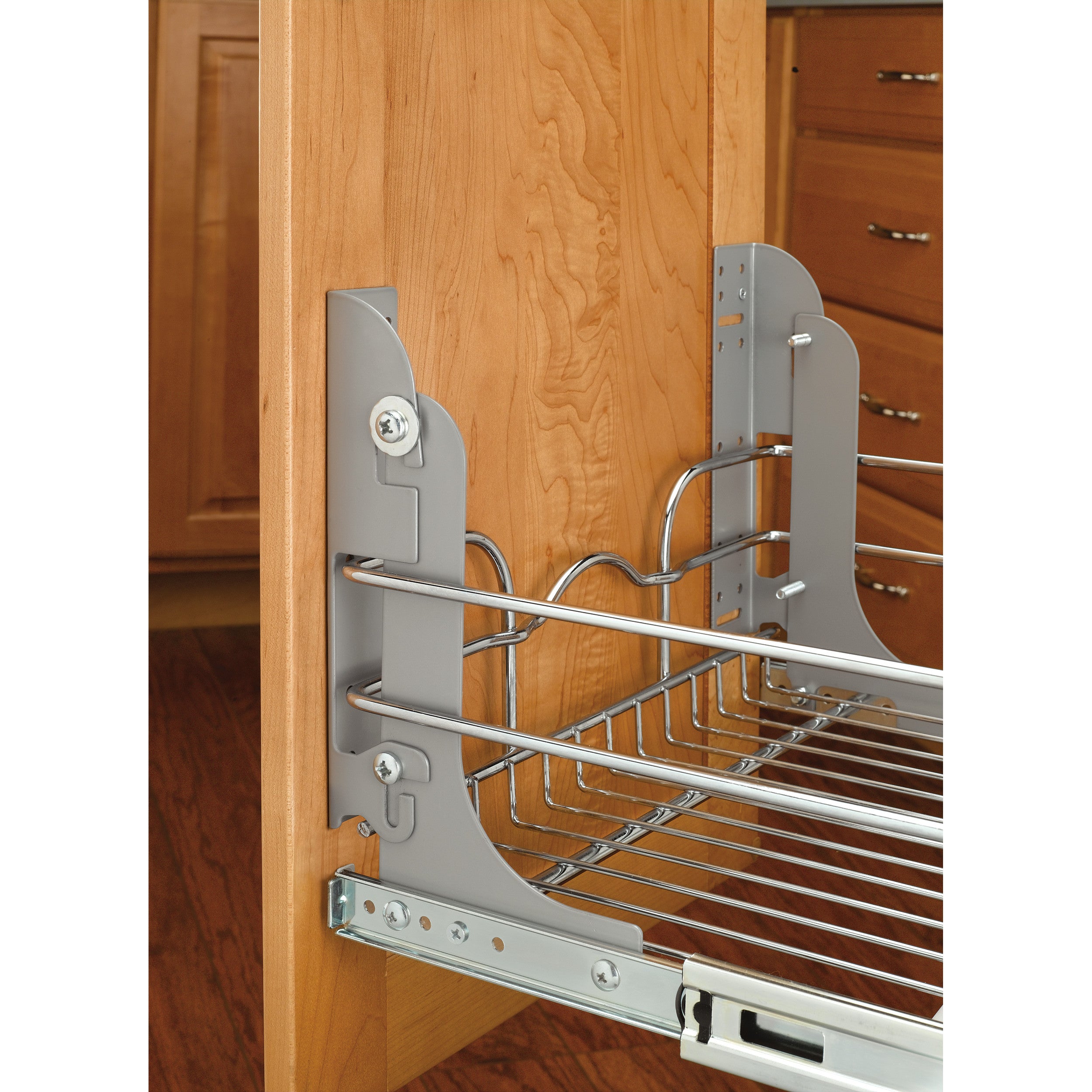 Door mounting Kit Silver  1.5 in (38 mm) W x 2.13 in (54 mm) D x 8 in (203 mm) H