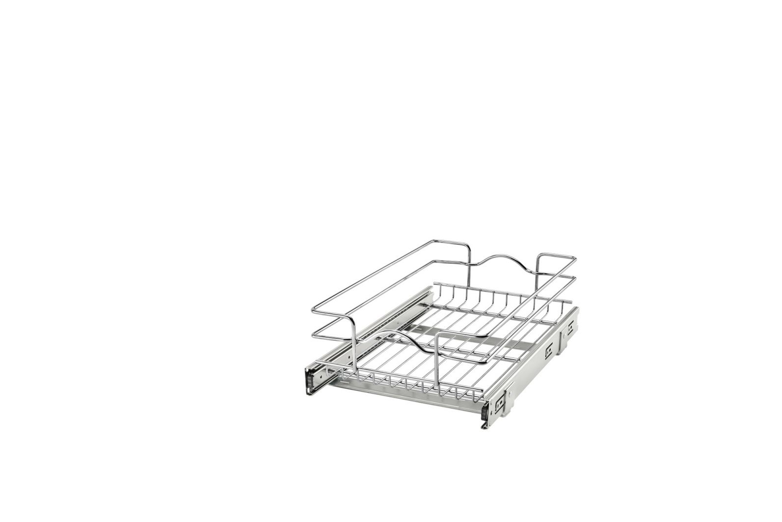 12 in Chrome Two-Tier Wire Baskets (18 in Depth) Chrome  11.75 in (298 mm) W x 18 in (457 mm) D x 19 in (483 mm) H (OBSOLETE)