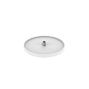 20 in White Polymer Full Circle Lazy Susan Shelf Only White  20 in (508 mm) W x 20 in (508 mm) D x 1.3 in (33 mm) H