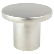 Disc Brushed Nickel Large Knob