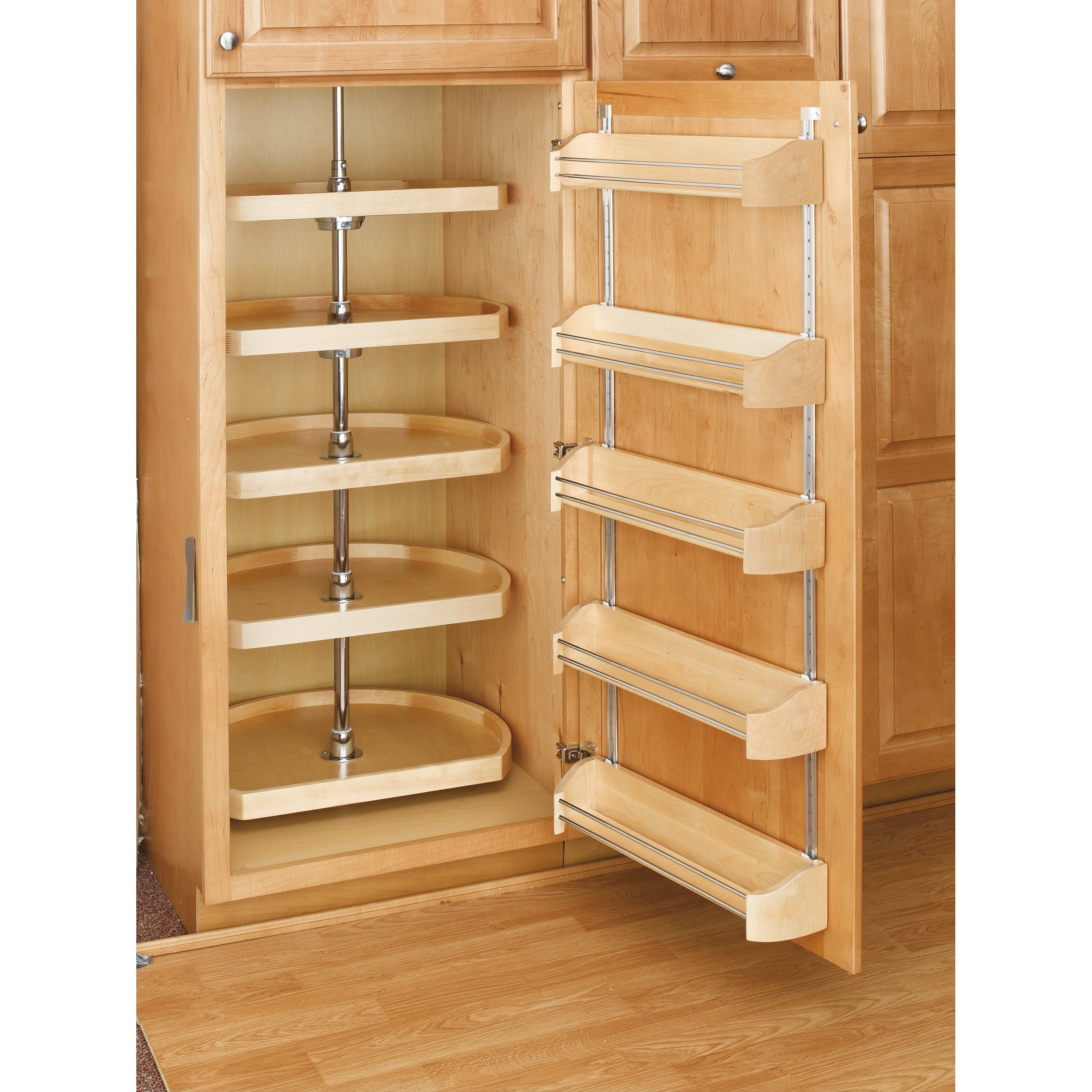 58 in Adjustable Rail System Silver  0.5 in (13 mm) W x 0.13 in (3 mm) D x 58 in (1473 mm) H
