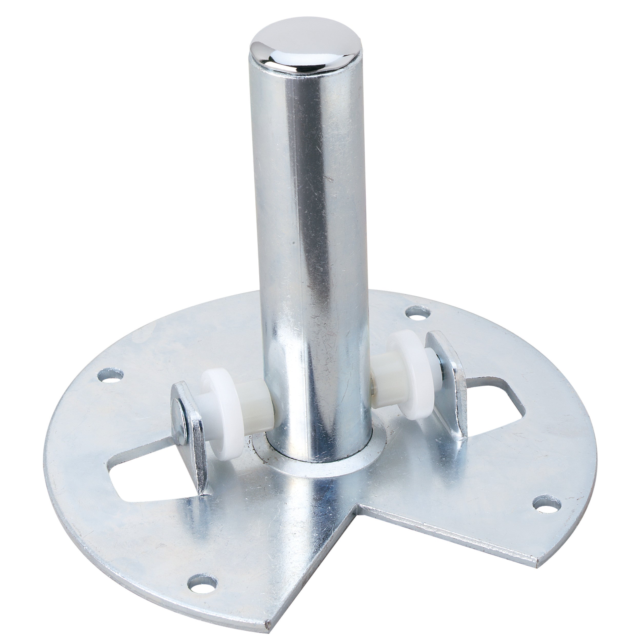 18 in Almond Polymer Kidney Lazy Susan w/bottom mount Almond  18 in (457 mm) W x 18 in (457 mm) D x 5 in (127 mm) H