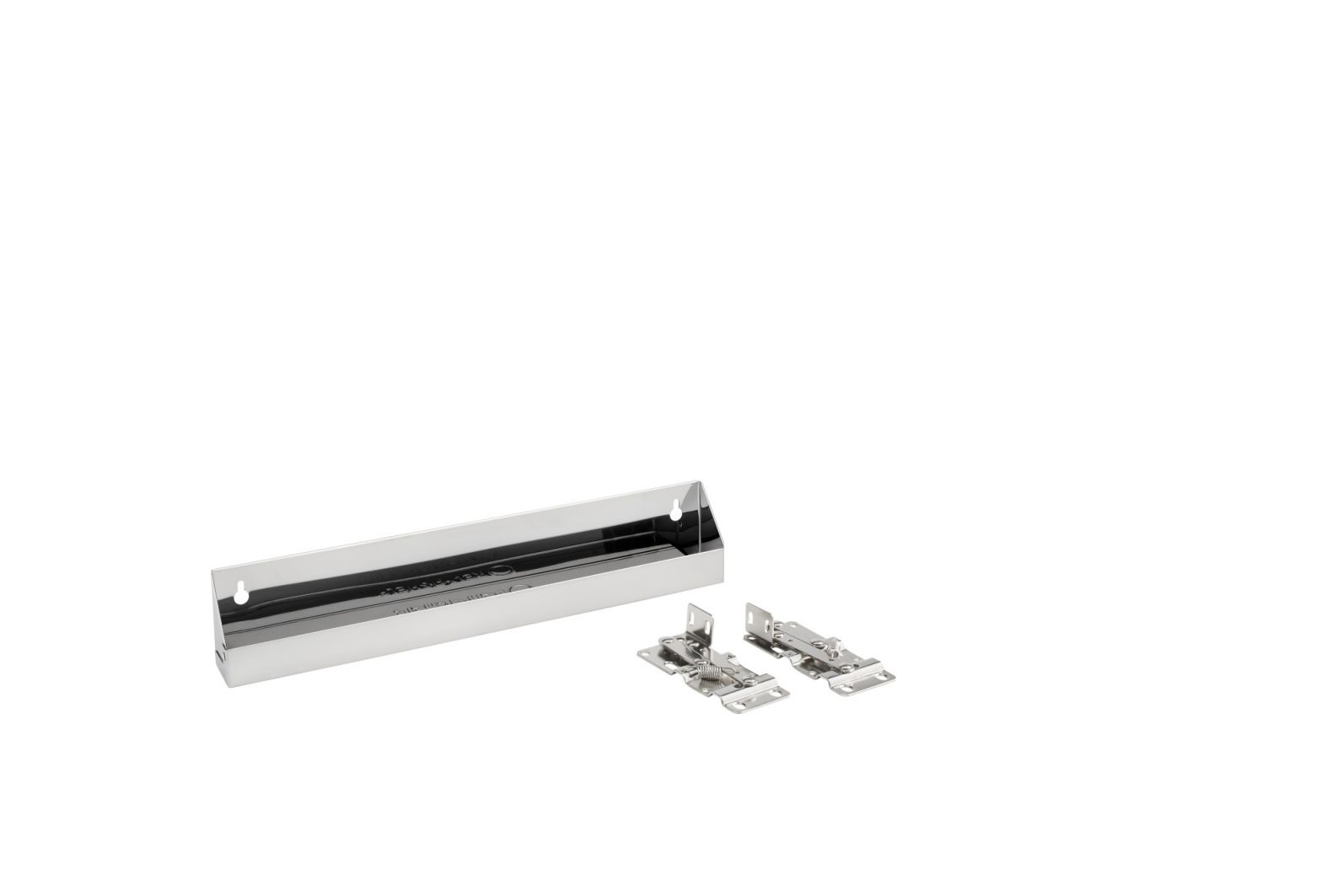 16" Slim Line Stainless Steel Tip-Out Tr