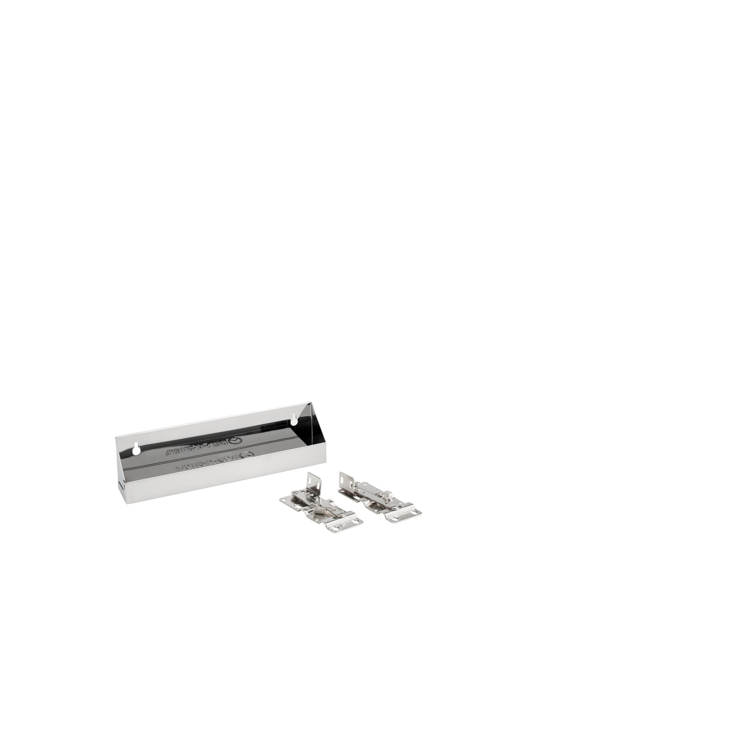 11-1/4 in Stainless Steel Tip-Out Tray Silver  11.25 in (286 mm) W x 2.13 in (54 mm) D x 3 in (76 mm) H