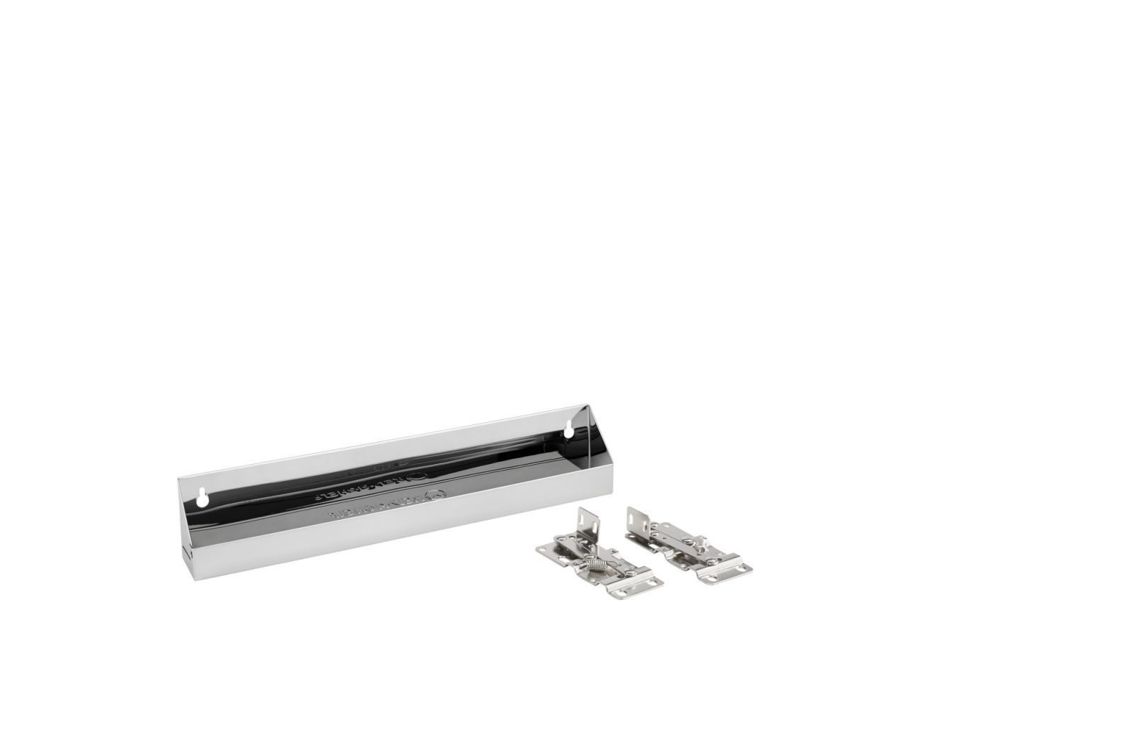 16 in Stainless Steel Tip-Out Tray Silver  16 in (406 mm) W x 2.13 in (54 mm) D x 3 in (76 mm) H