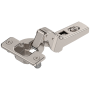 Blum CLIP standard hinge 100°, inset application, free swing, hinge cup: press-in