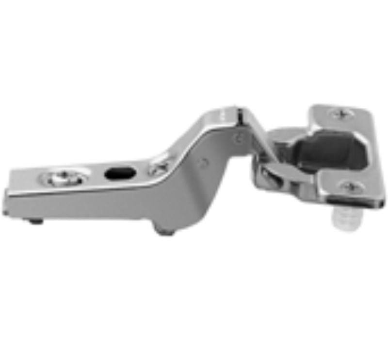 Blum CLIP standard hinge 100°, inset application, free swing, hinge cup: press-in