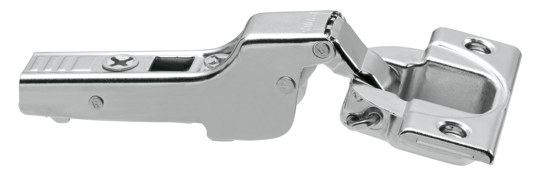 Blum CLIP top 110° hinges Free-swinging Half overlay Nickel
