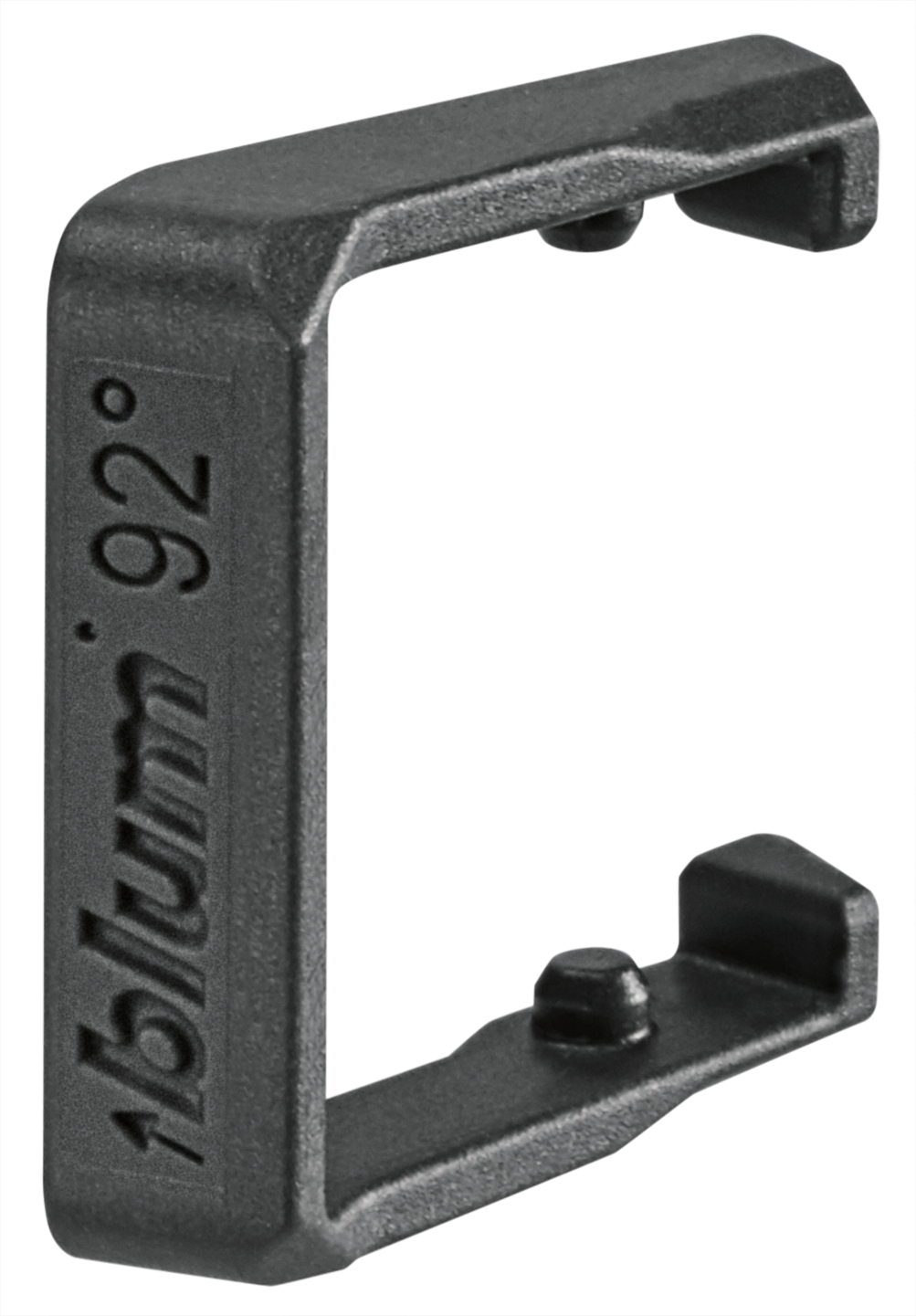 Blum CLIP top BLUMOTION/CLIP top 110° hinges for thin fronts accessories Angle restriction clip 92° R7037 Dust Grey