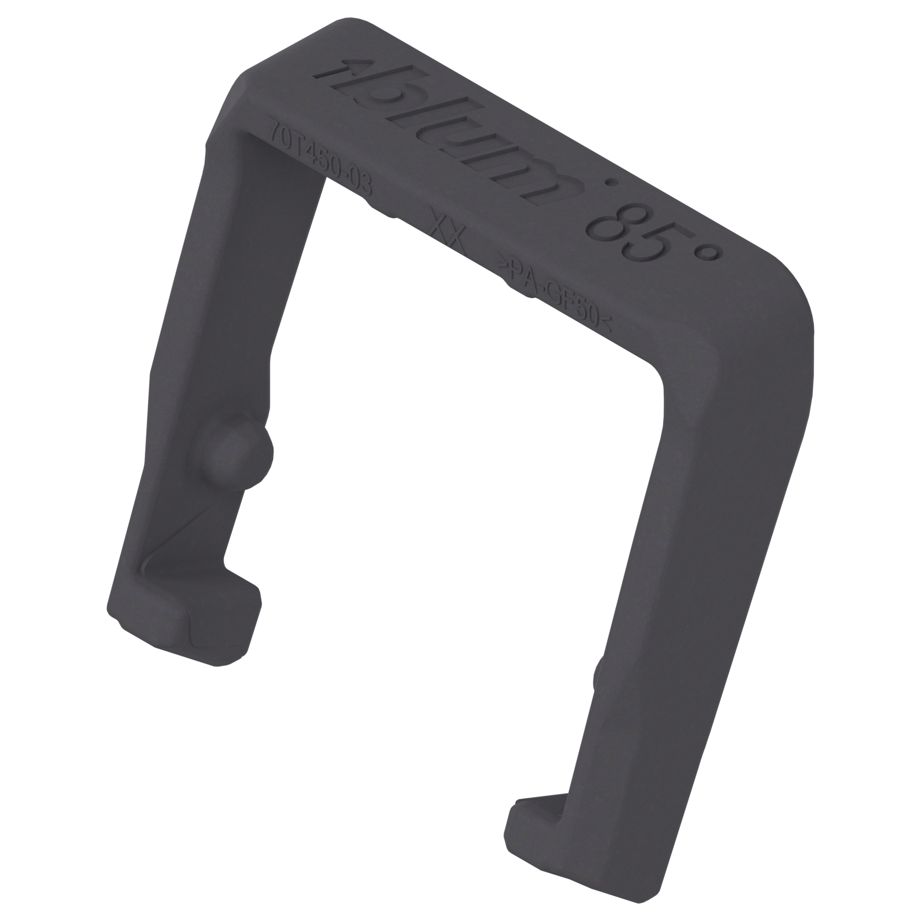 Blum CLIP top BLUMOTION/CLIP top 110° hinges for thin fronts accessories Angle restriction clip 85° Deep Grey