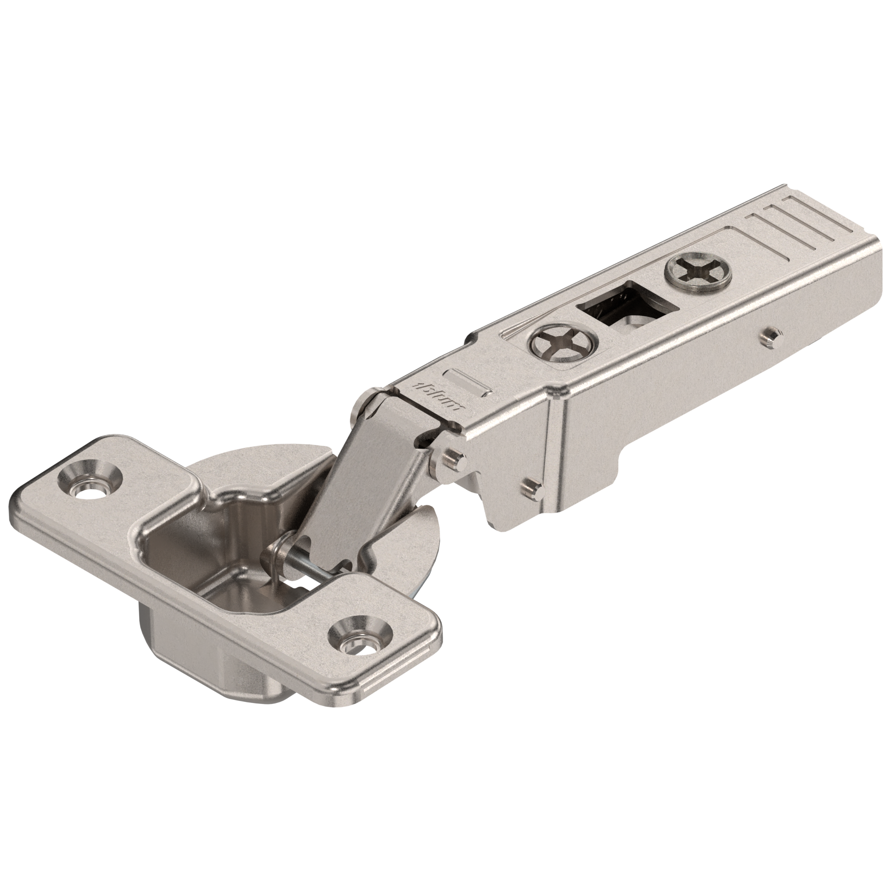 Blum CLIP top 95° thick door hinges Free-swinging Full overlay Nickel