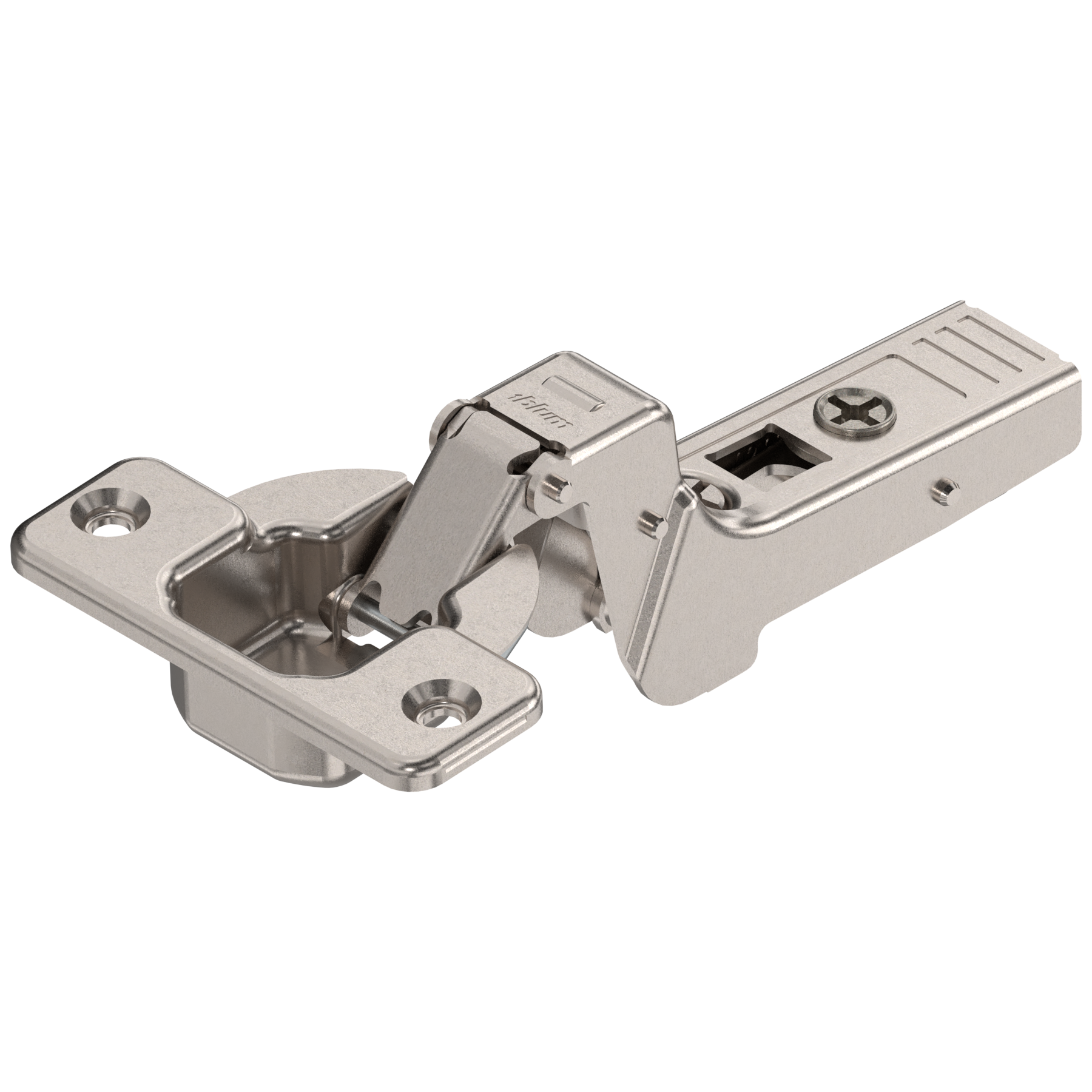 Blum CLIP top 95° thick door hinges Free-swinging Inset Nickel