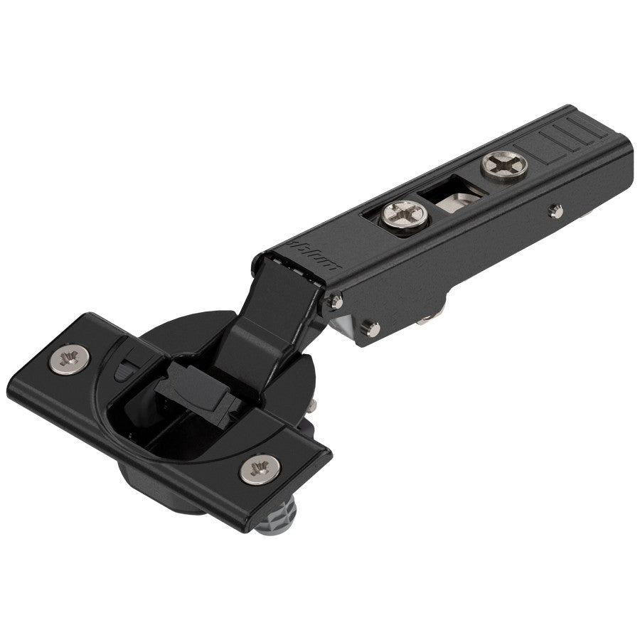 Blum CLIP top BLUMOTION 110° hinges Full overlay Onyx Black