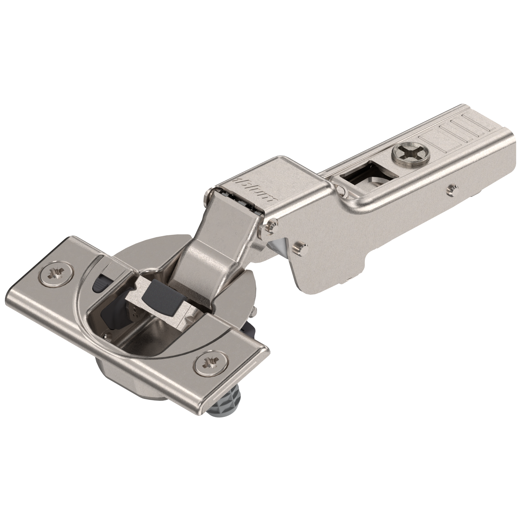 Blum CLIP top BLUMOTION 110° hinges Half overlay Nickel