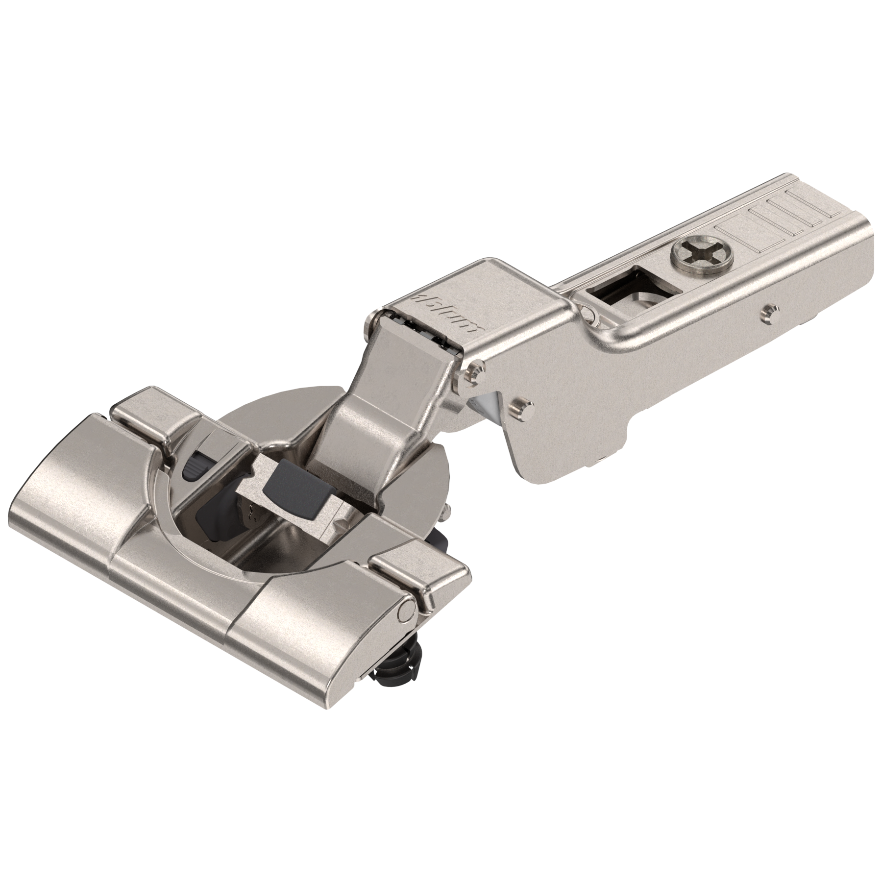 Blum CLIP top BLUMOTION 110° hinges Half overlay Onyx Black