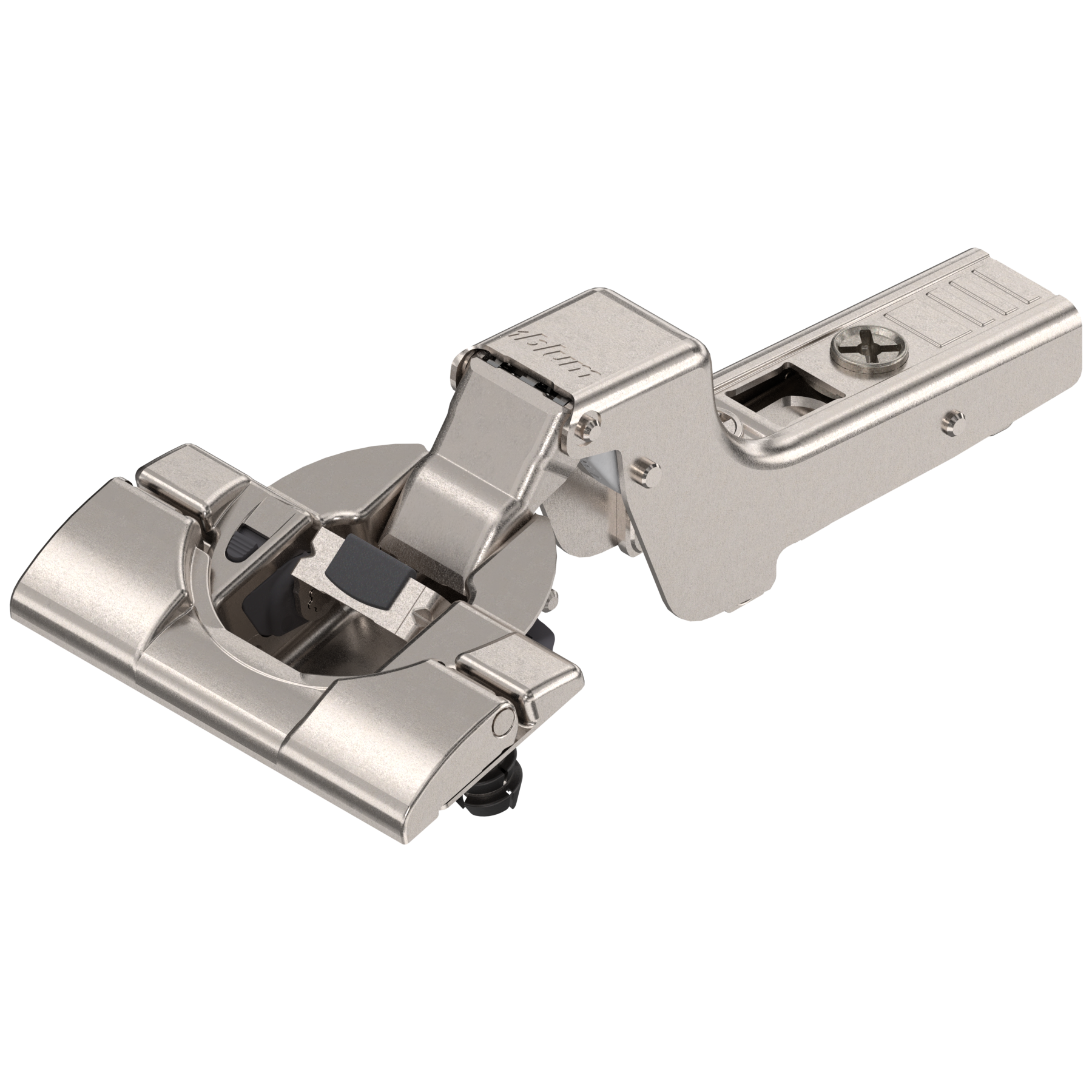 Blum CLIP top BLUMOTION 110° hinges Inset Nickel