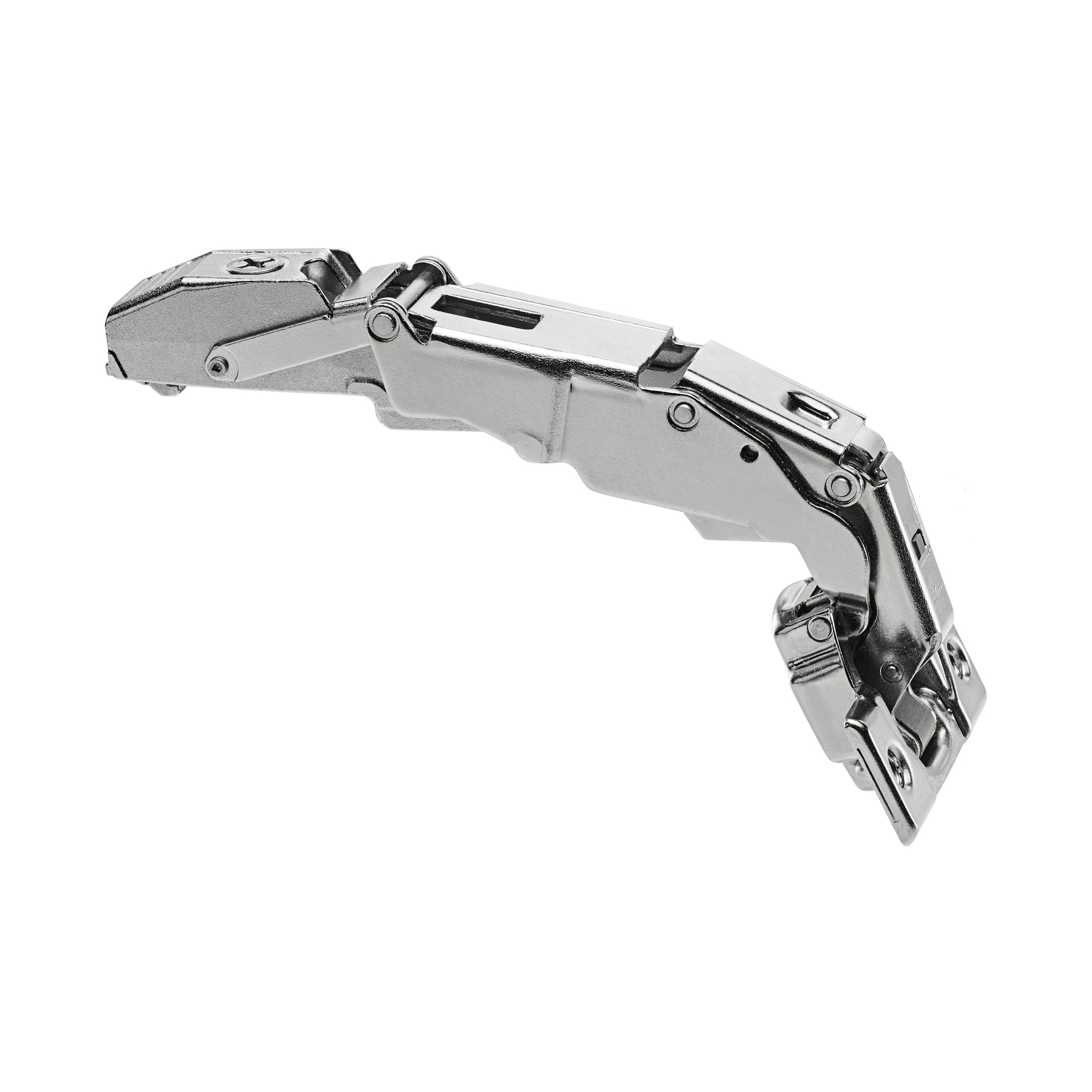 Blum CLIP top 125° zero protrusion hinges for thick doors Screw-on Nickel