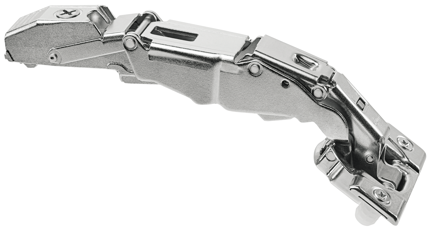 Blum CLIP top 125° zero protrusion hinges for thick doors Press-in Nickel