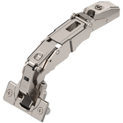 Blum CLIP top 125° zero protrusion hinges for thick doors Press-in Nickel
