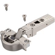 Blum CLIP top BLUMOTION hinges - special applications Narrow aluminum hinge Full overlay Nickel
