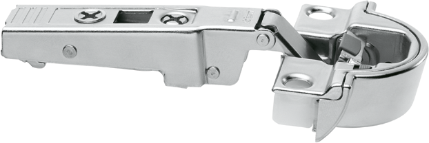 Blum CLIP top BLUMOTION hinges - special applications Narrow aluminum hinge Full overlay Nickel