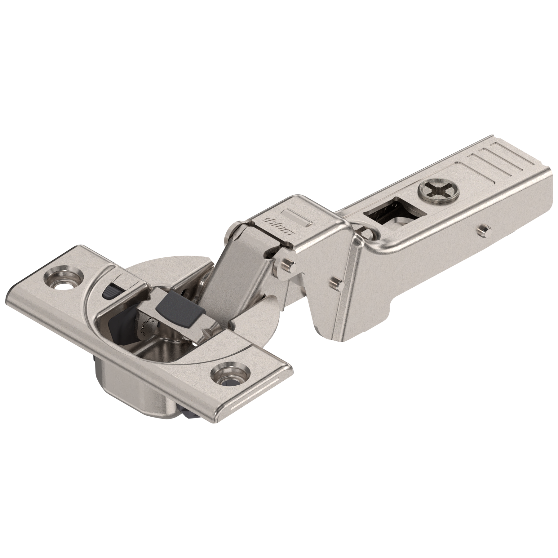 Blum CLIP top BLUMOTION 95° thick door hinges Half overlay Onyx Black
