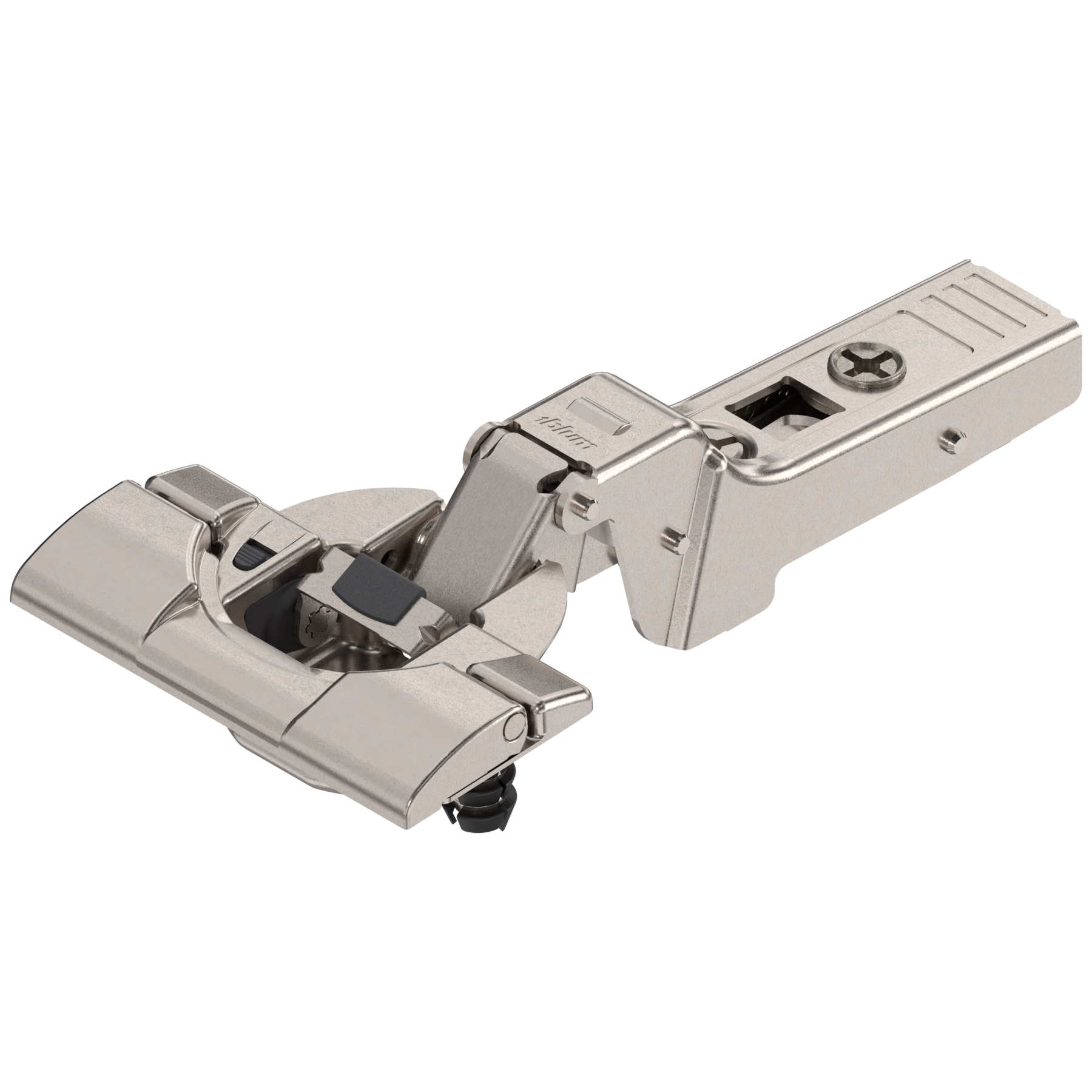 Blum CLIP top BLUMOTION 95° thick door hinges Half overlay Nickel
