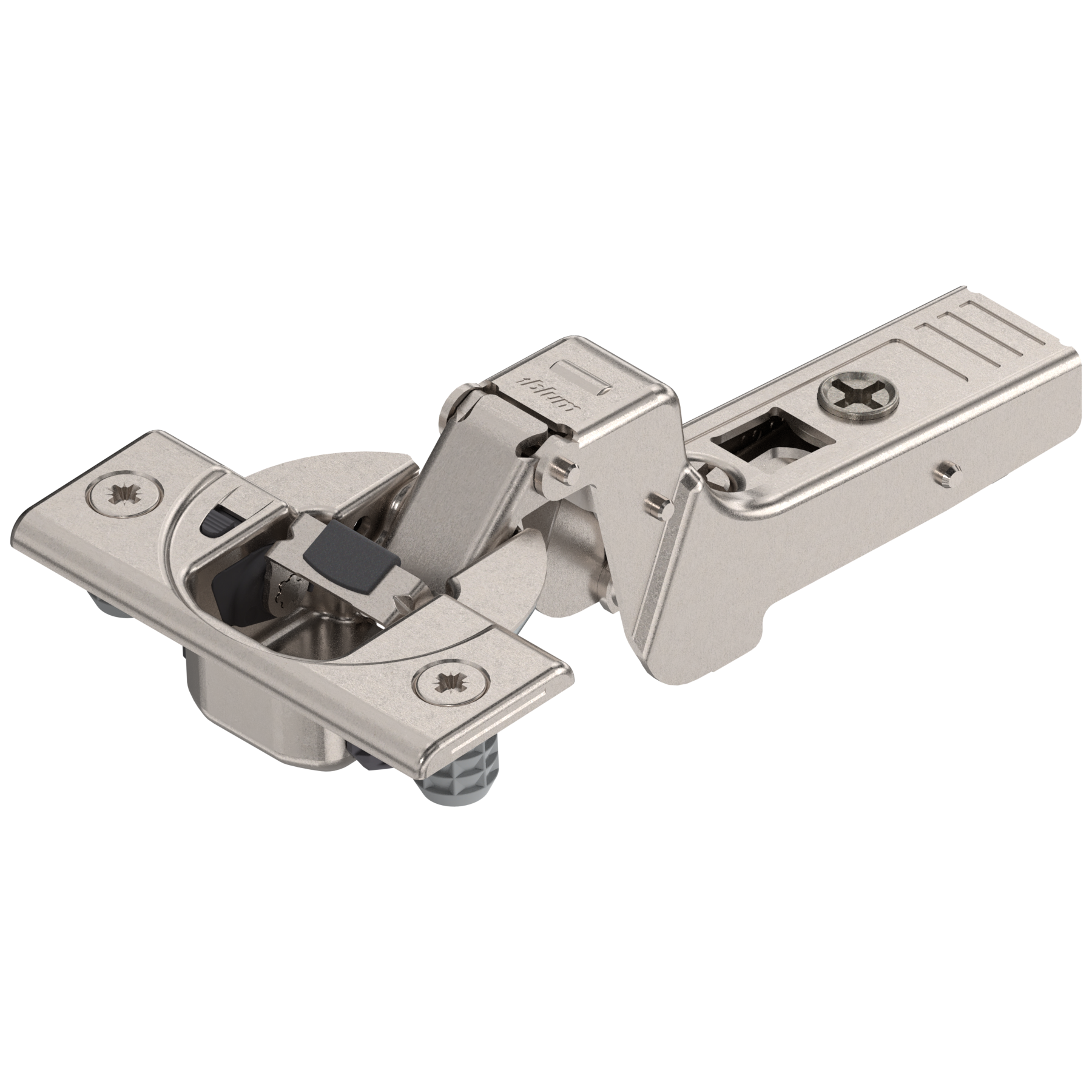 Blum CLIP top BLUMOTION thick door hinge 95°, inset application, hinge cup: press-in
